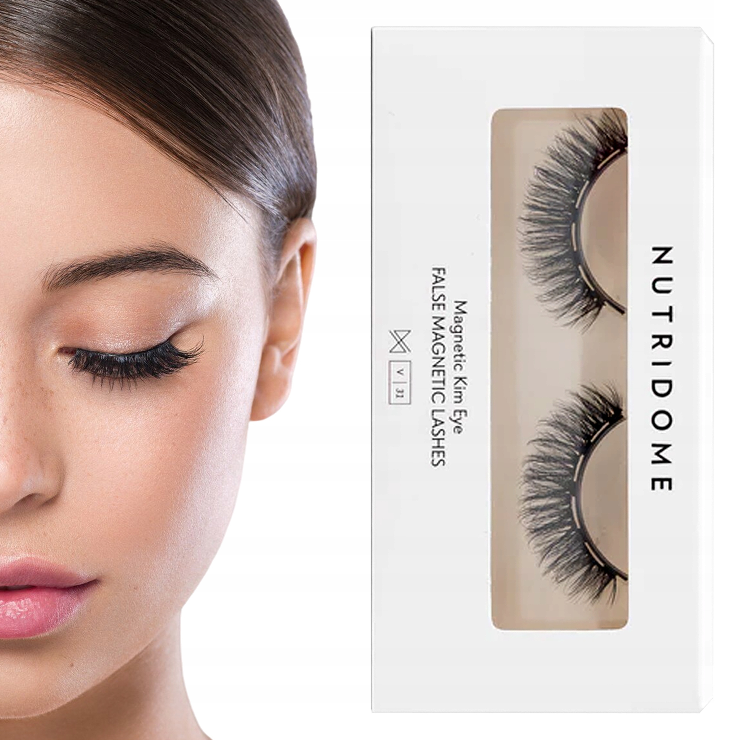 Magnetické umělé řasy bez lepidla Magnetic Kim Eye Nutridome