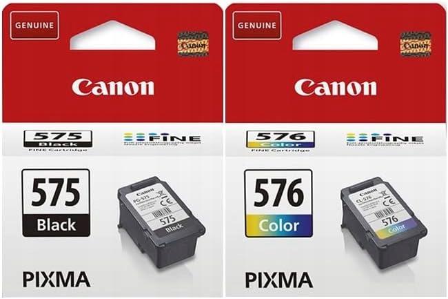 Tusz Canon PG575 CL576 Czarny Kolor Canon TS3550i TS3551i TR4750i TR4751i