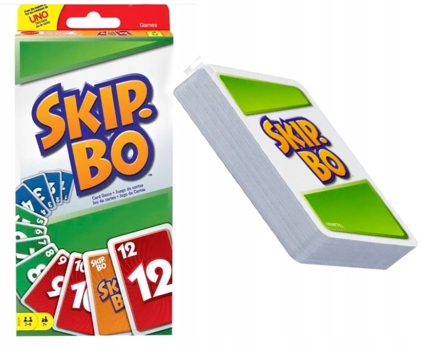 karty SKIP BO uno skipbo gra karciana typ jak remik 162 - GRA RODZINNA