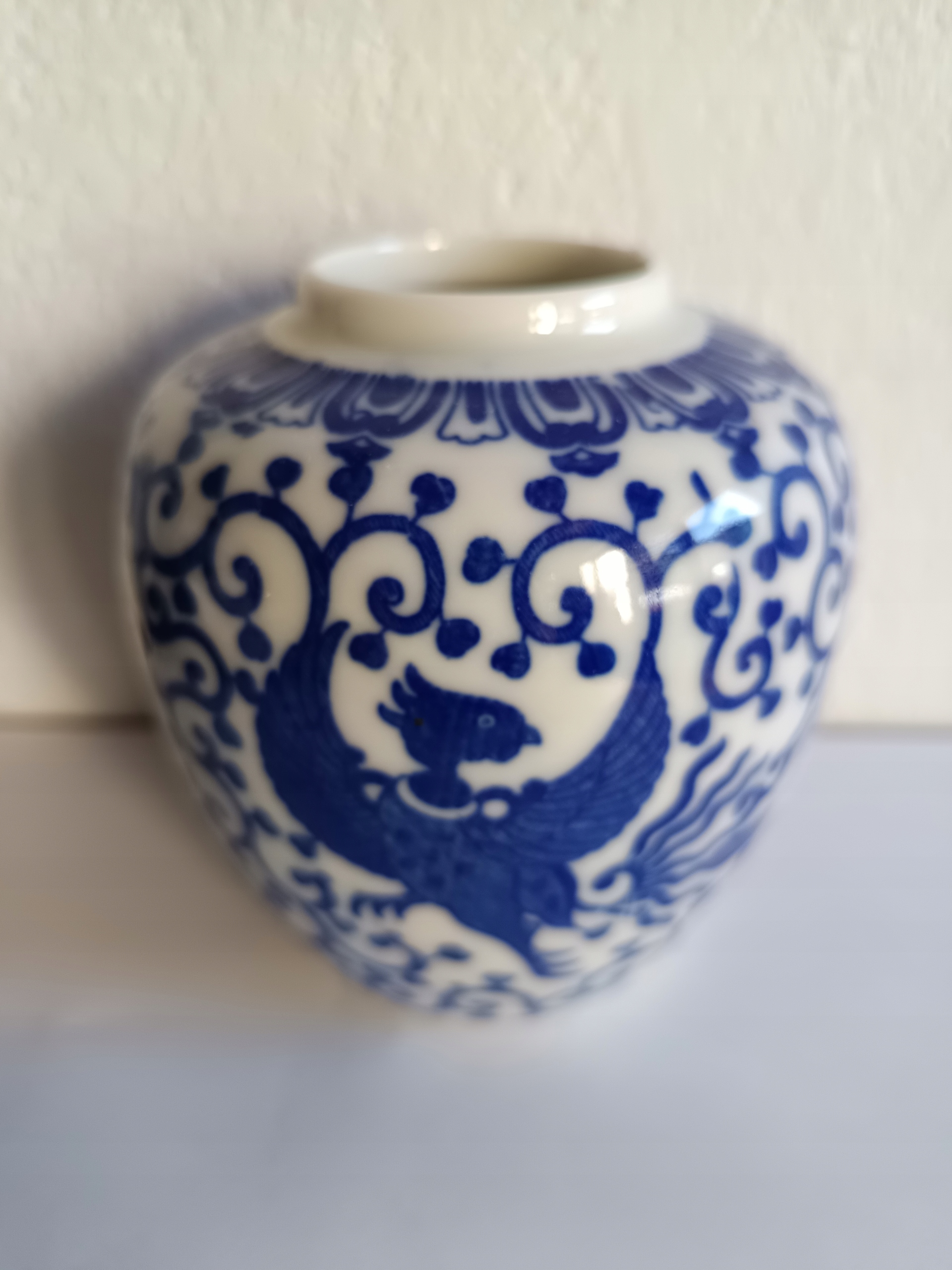 JAPOŃSKI PORCELANOWY WAZON