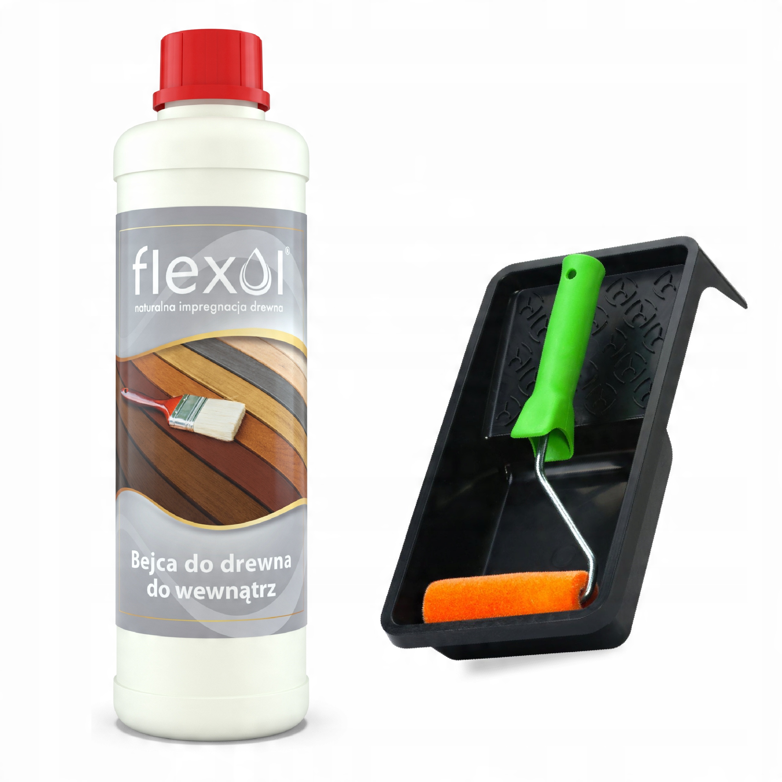 

Bejca Flexol do drewna wew. ekologiczna Beż 1 L