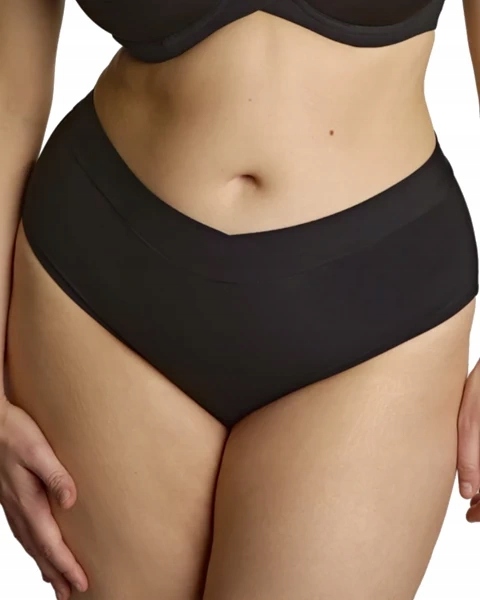 Body s hlubokými kalhotkami černé Sculptresse XXL