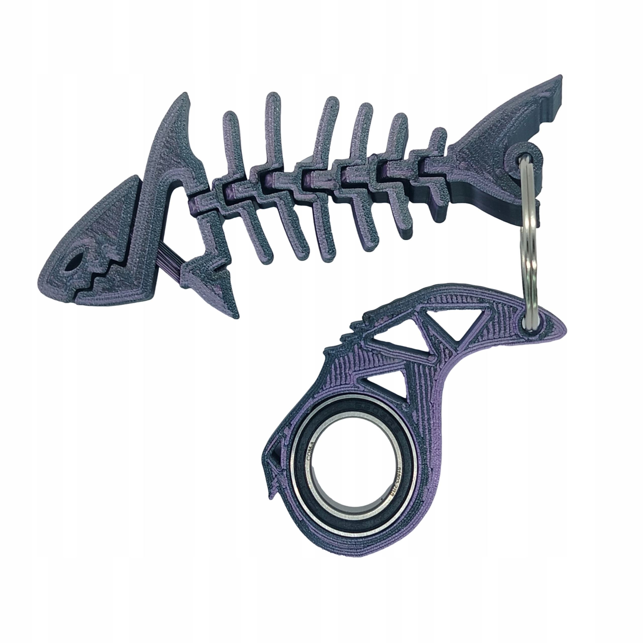 KEYSPINNER / KEYRAMBIT / KEYFLIPPER FIOLETOWY ZESTAW HIT TIKTOK DUŻY WYBÓR!