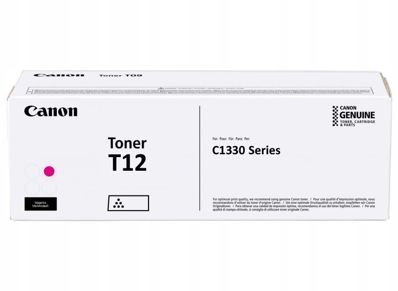 Canon originální toner T12M purpurový pro i-SENSYS X C1333 s kapacitou 53