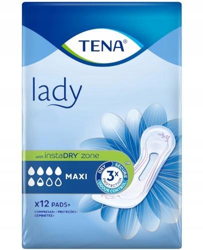 

Tena Lady Maxi wkładki anatomiczne 12 sztuk
