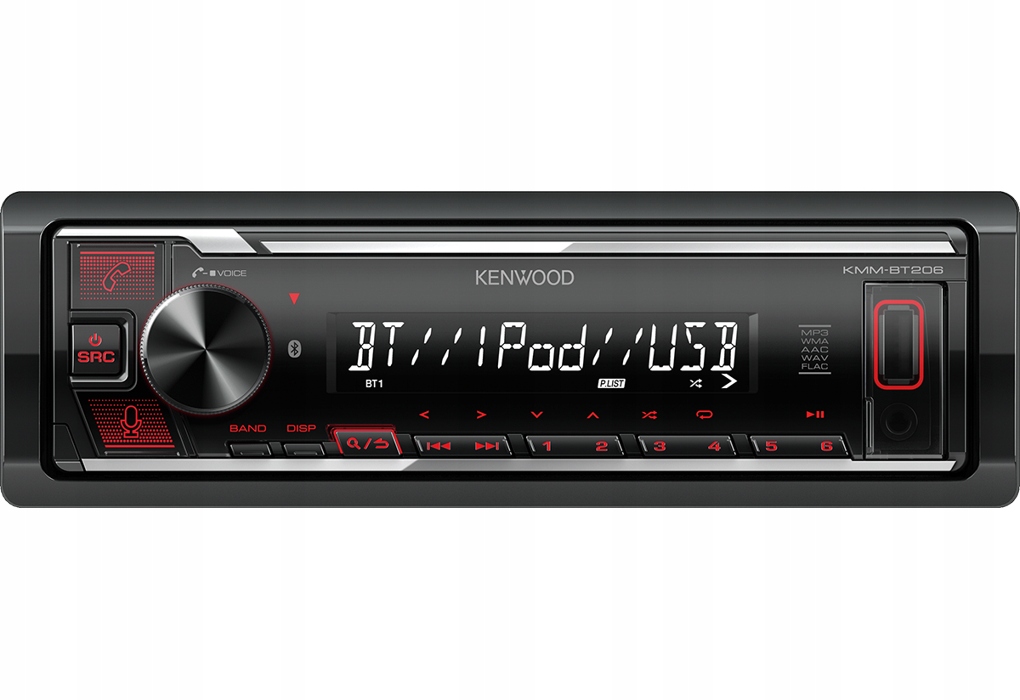 Kenwood KMM-BT206 radio samochodowe Bt MP3 Usb Aux