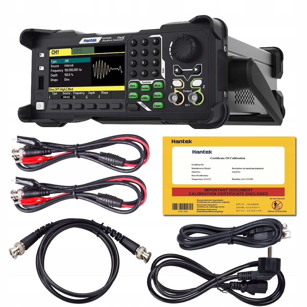 HDG3042B generator funkcyjny 2 x 40MHz