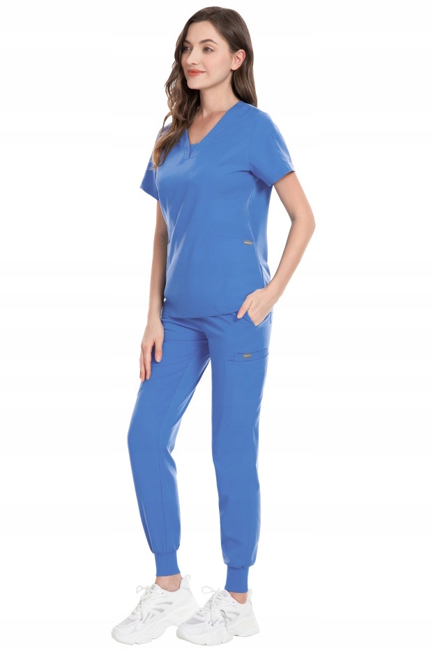 Komplet Medyczny Damski Scrub Uniform Model Heal Kolor Sky Blue Rozmiar Xs