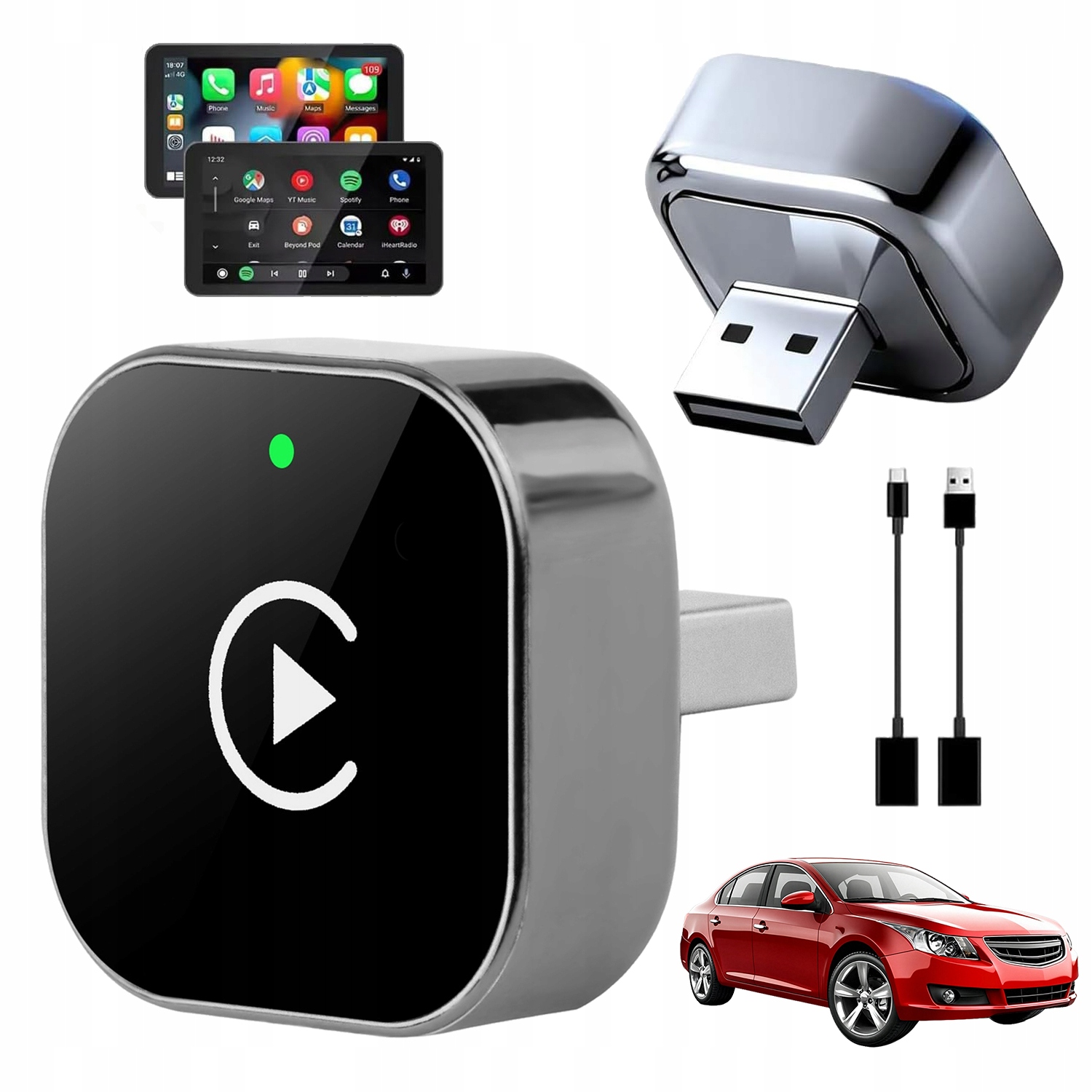 Carplay Android Auto Bezdrátový Adaptér Do Auta Wifi Bluetooth
