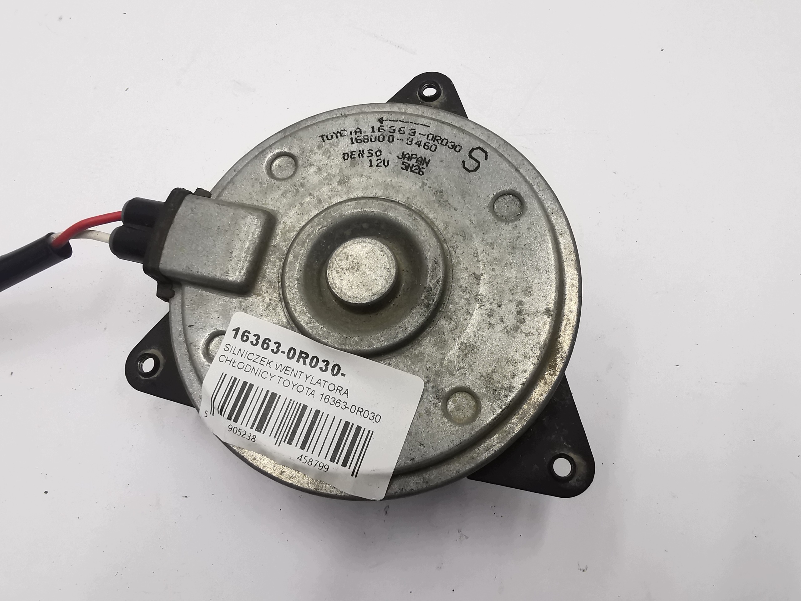 motor ventilátor hűtő TOYOTA 16363-0R030