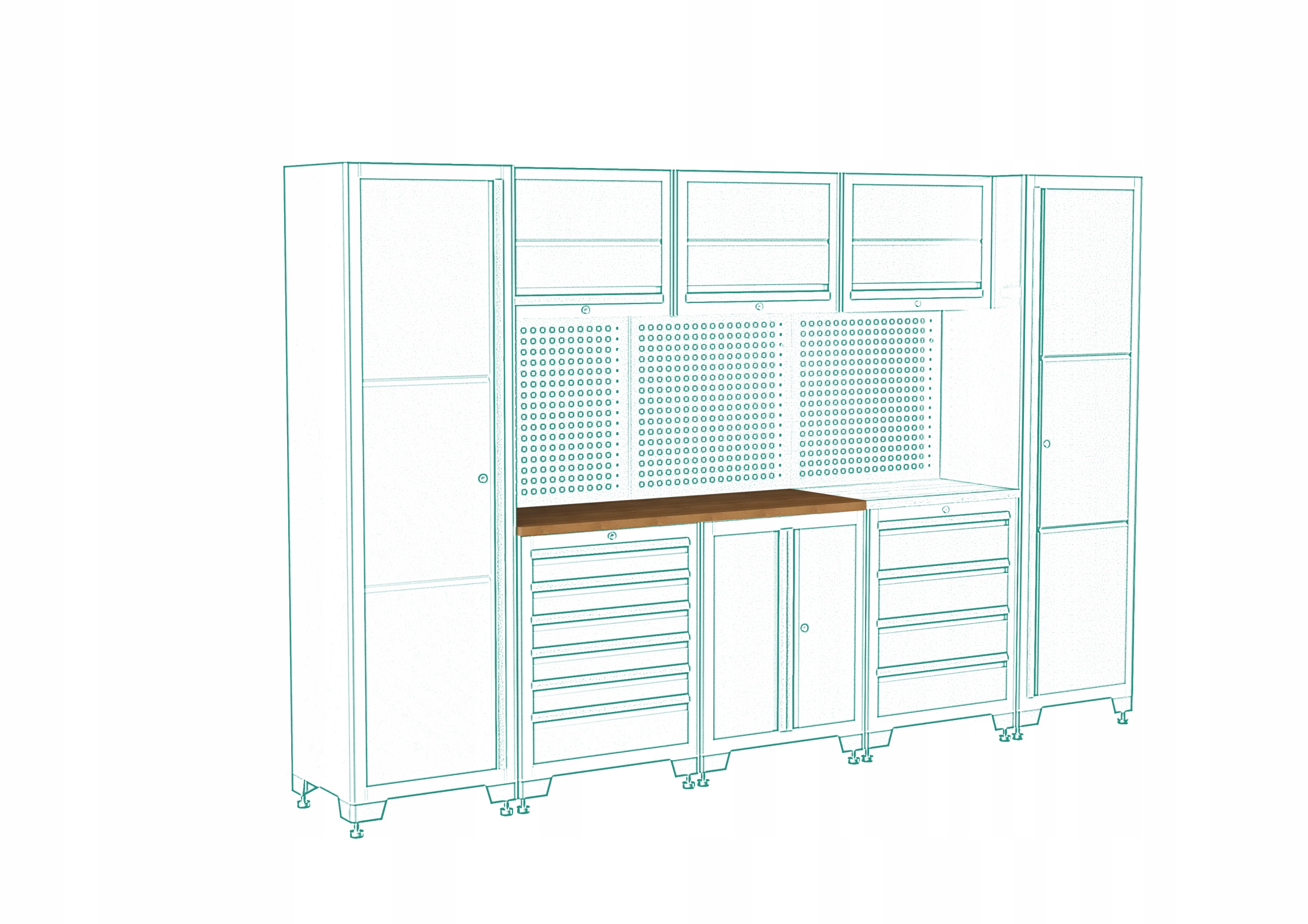 СТОЛЕШНИЦА ДЛЯ ДВУХ МОДУЛЕЙ