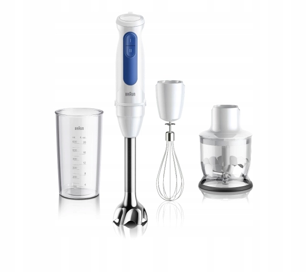 Blender Braun MultiQuick 3 MQ30.202M 900W Rozdrabniacz Końcówka do ubijania