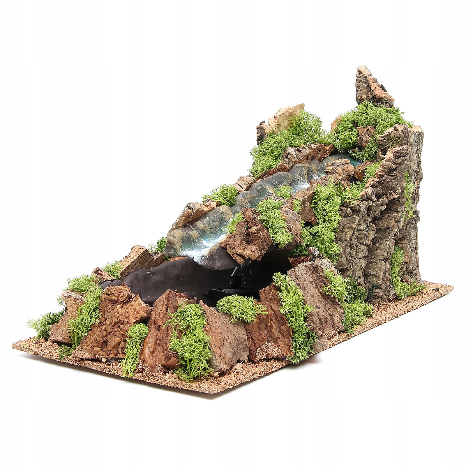 Rieka Vodopád S Čerpadlom Na Vodu 220V do betlehema 26x40x25 cm Sviatky