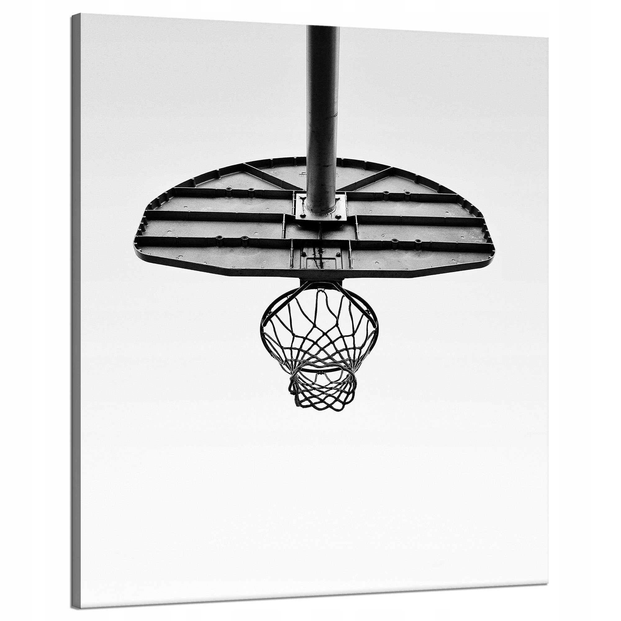 Obraz na plátně Pro Mládež koš Basketbal Sport Černobílý 80x100
