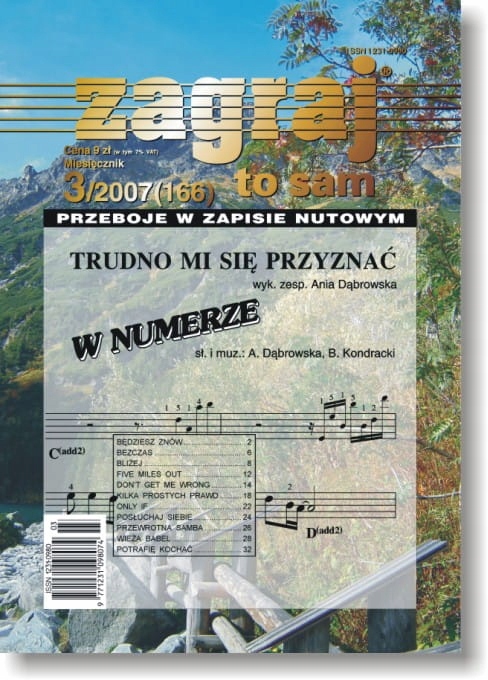 Zagraj to sam - nr 03/2007 (166) nuty na keyboard