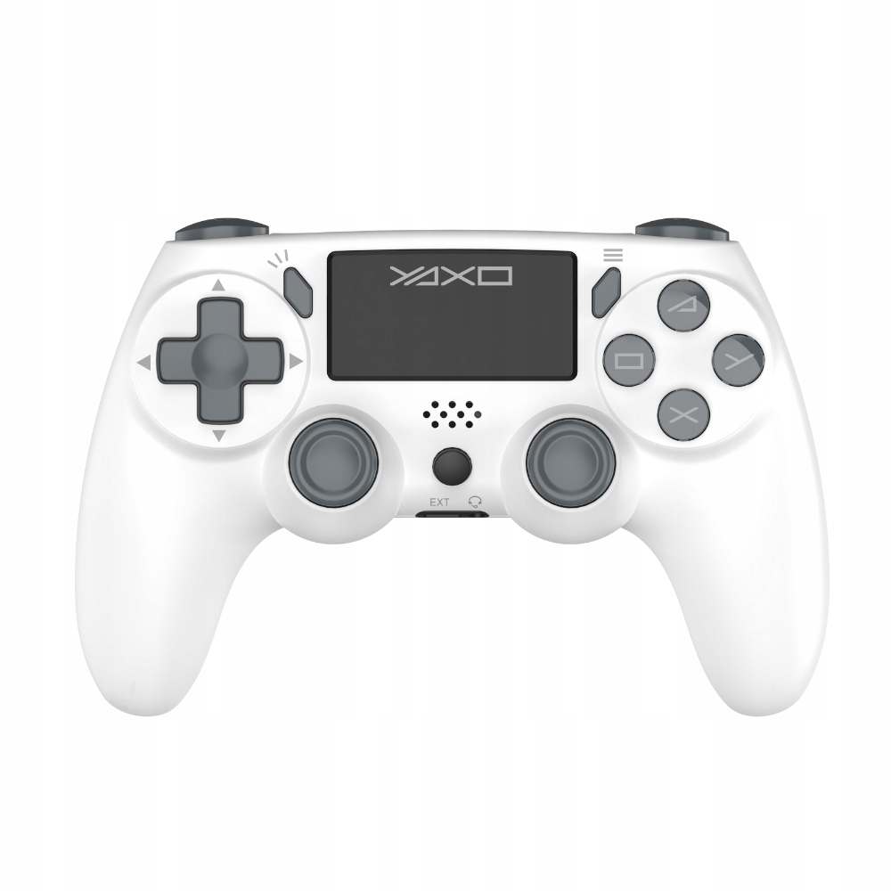 Bezprzewodowy kontroler do PS4 Pc Pad Doubleschock WIbracje Zamiennik Biały