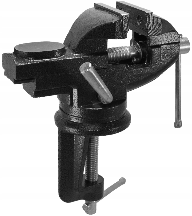 Mini otočný stolní svěrák 60 mm Polax