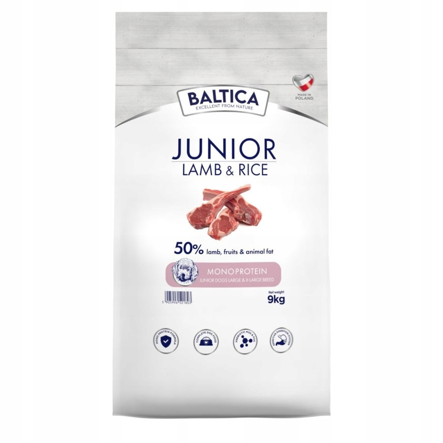 Levně Krmivo Pro Psa Baltica junior lamb rice L/XL 9 kg