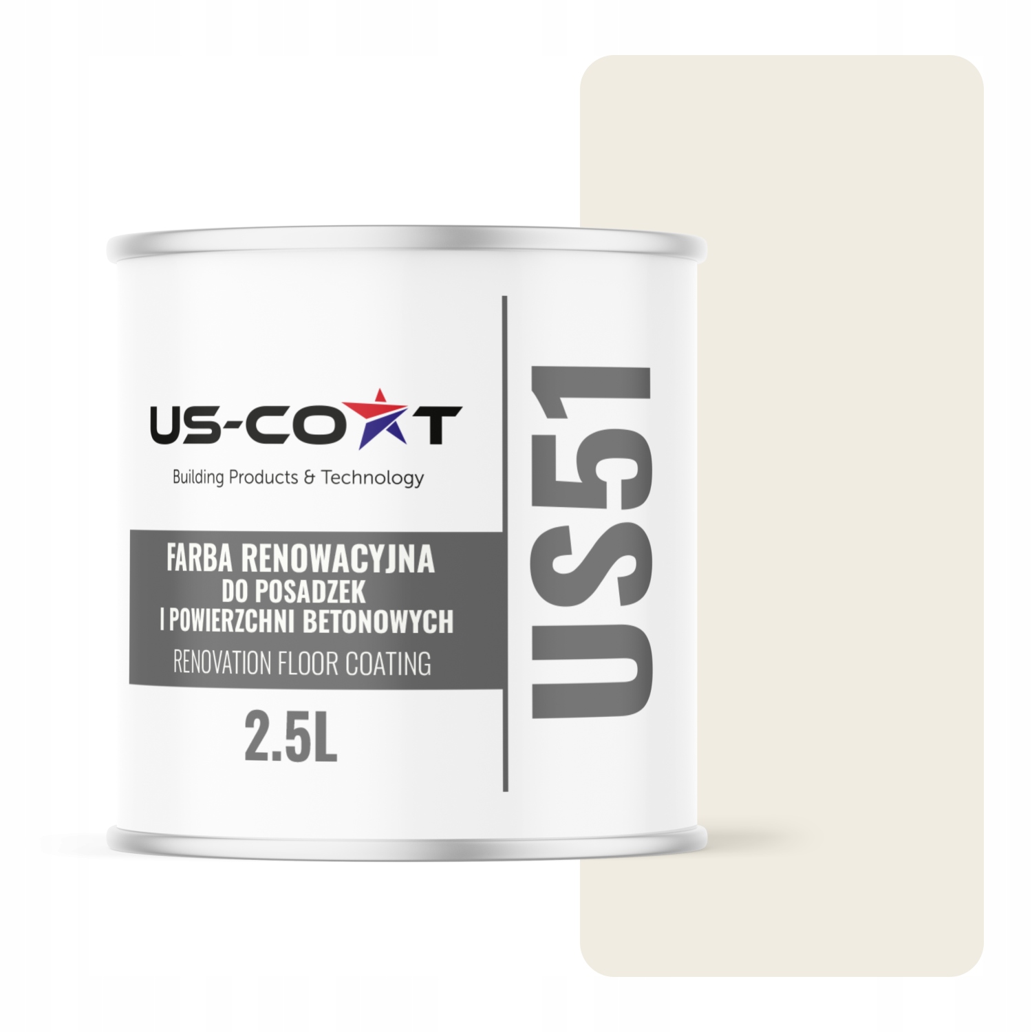 Farba Na Renováciu Betónových Podláh Garáže Biela Alpská RAL9010 Mat 2,5 L