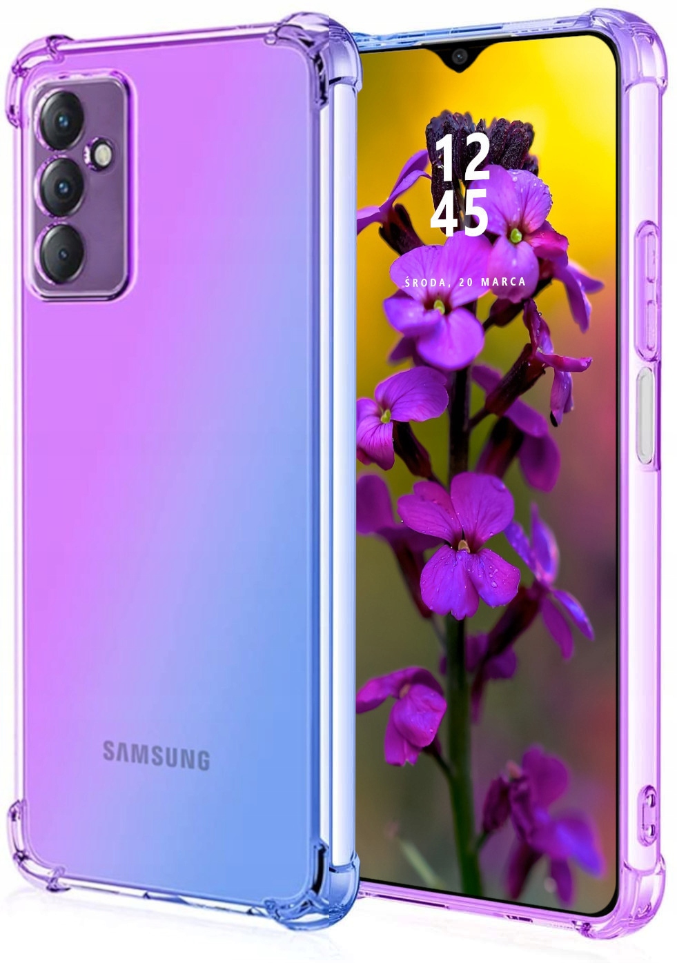 

Etui do Samsung M13 4G Mieniące Pancerne Aurora