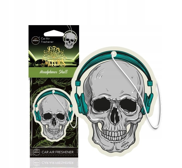 

Aroma Car Zapach do auta Headphones Skull 1szt