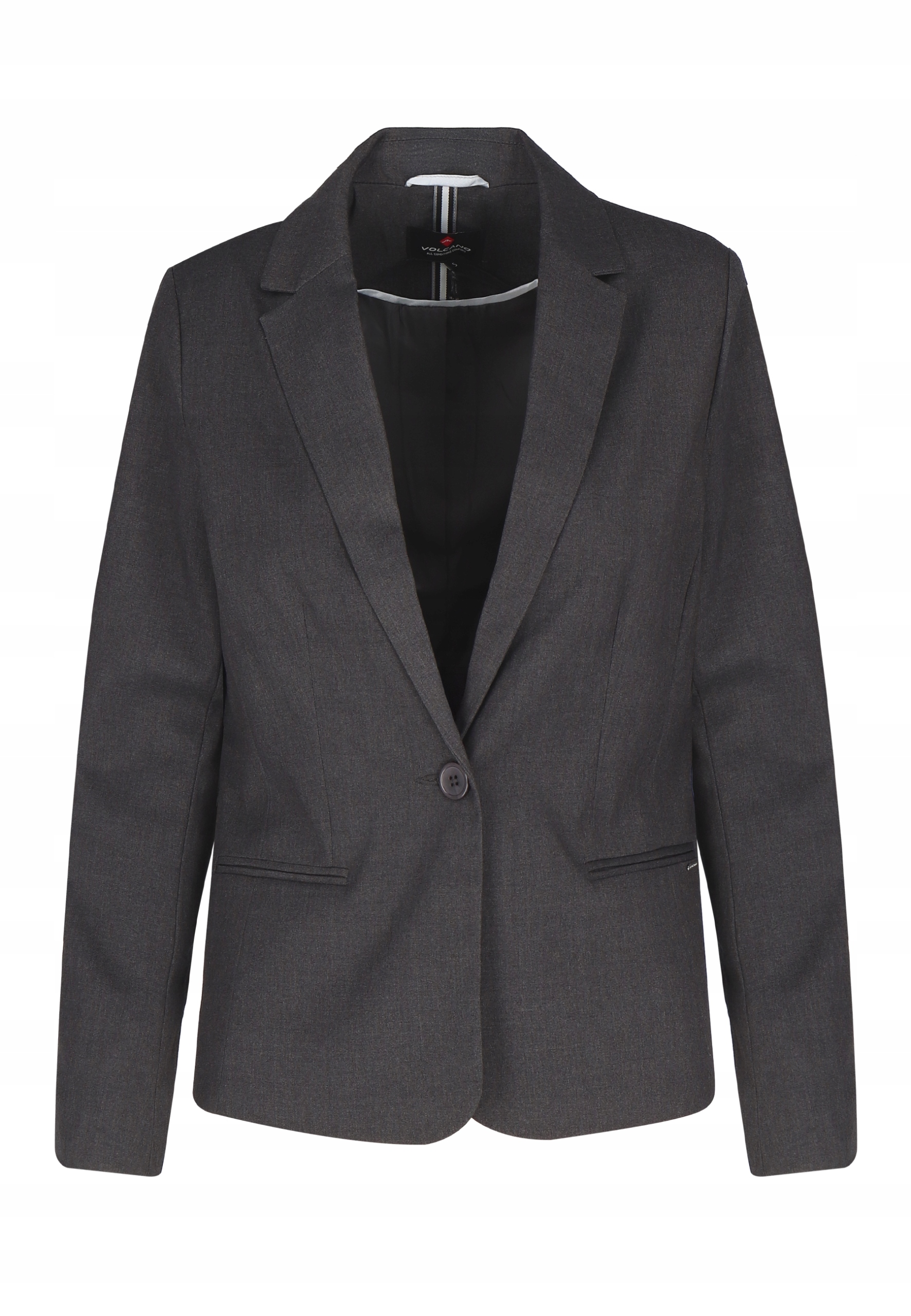 Dámské Sako Krátké Šedé Volcano Jb-ara M