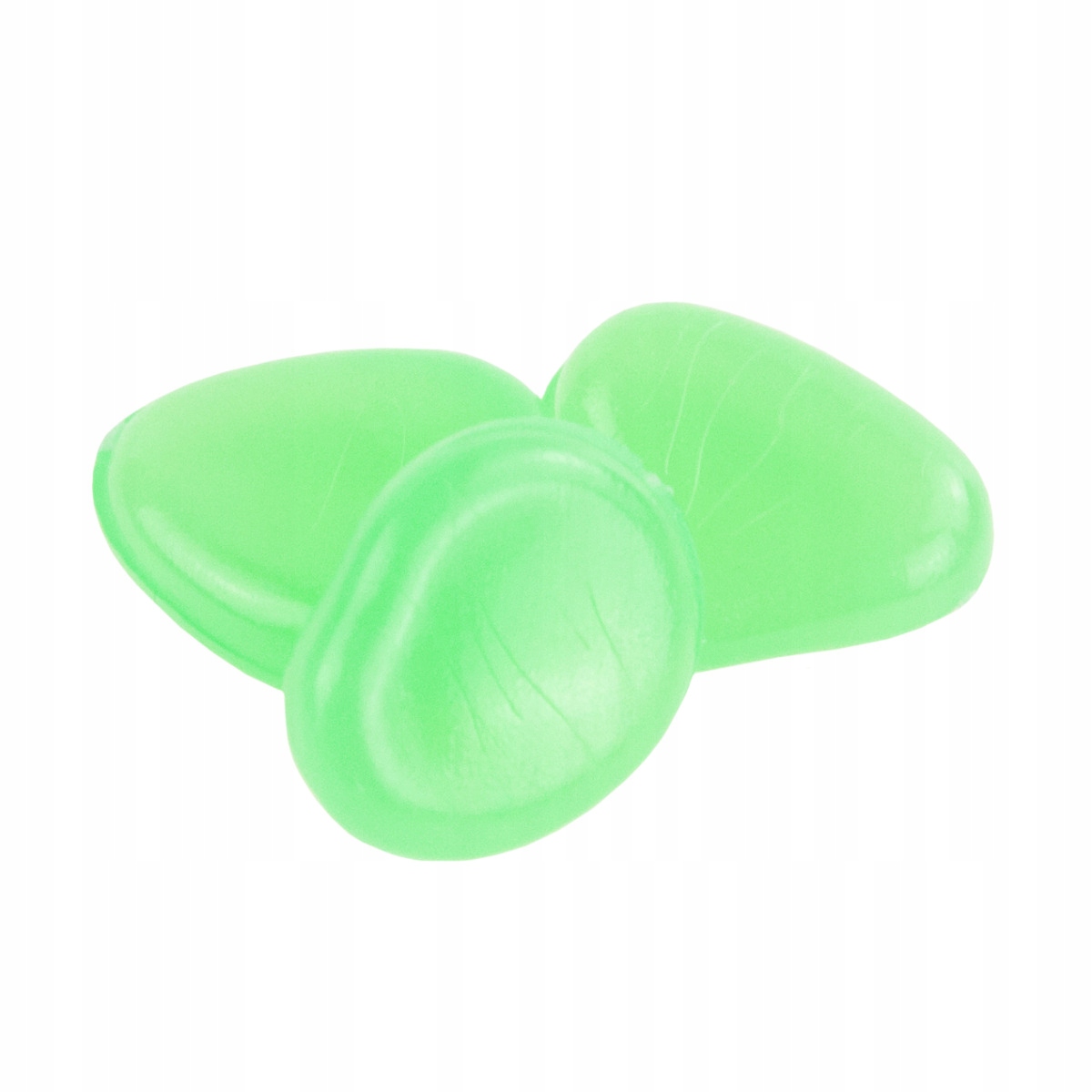 KAMIENIE ŚWIECĄCE FLUORESCENCYJNE KAMYKI 100SZT solarne Zielone do ozdoby Materiał dominujący tworzywo sztuczne