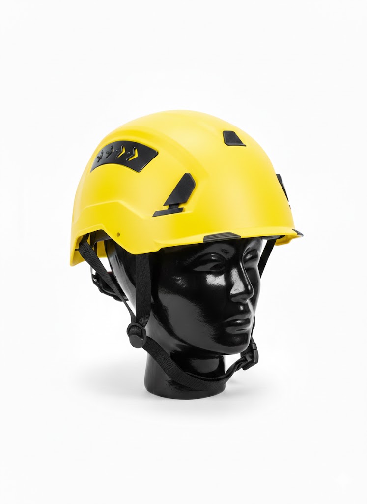 Kask ochronny dla budowlańców PALADIN żółty