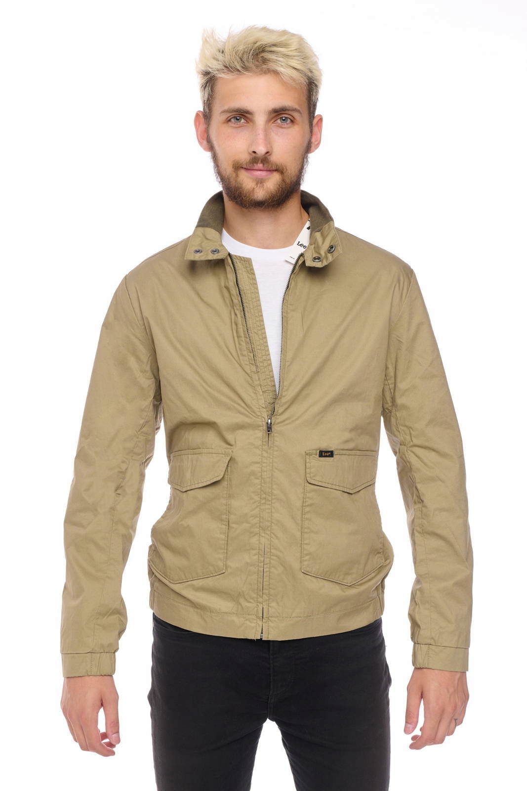 Pánská přechodová bunda Lee Harrington Jacket Utility Green L88TCRNG S