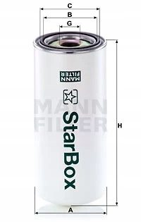 MANN-FILTER LB 13 145/21 FILTR OLEJU LB 13 145/21 Marka Mann-Filter