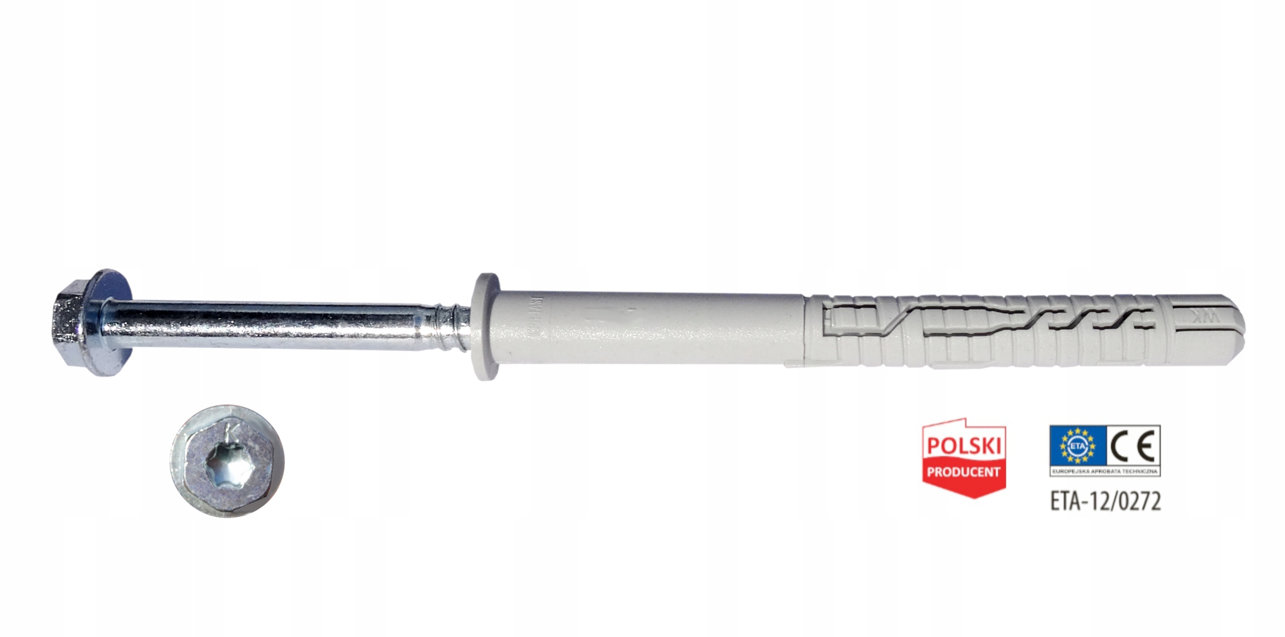 Kołki rozporowe ramowe KPR-FAST 12x330mm TX 20 szt Producent Wkręt-Met