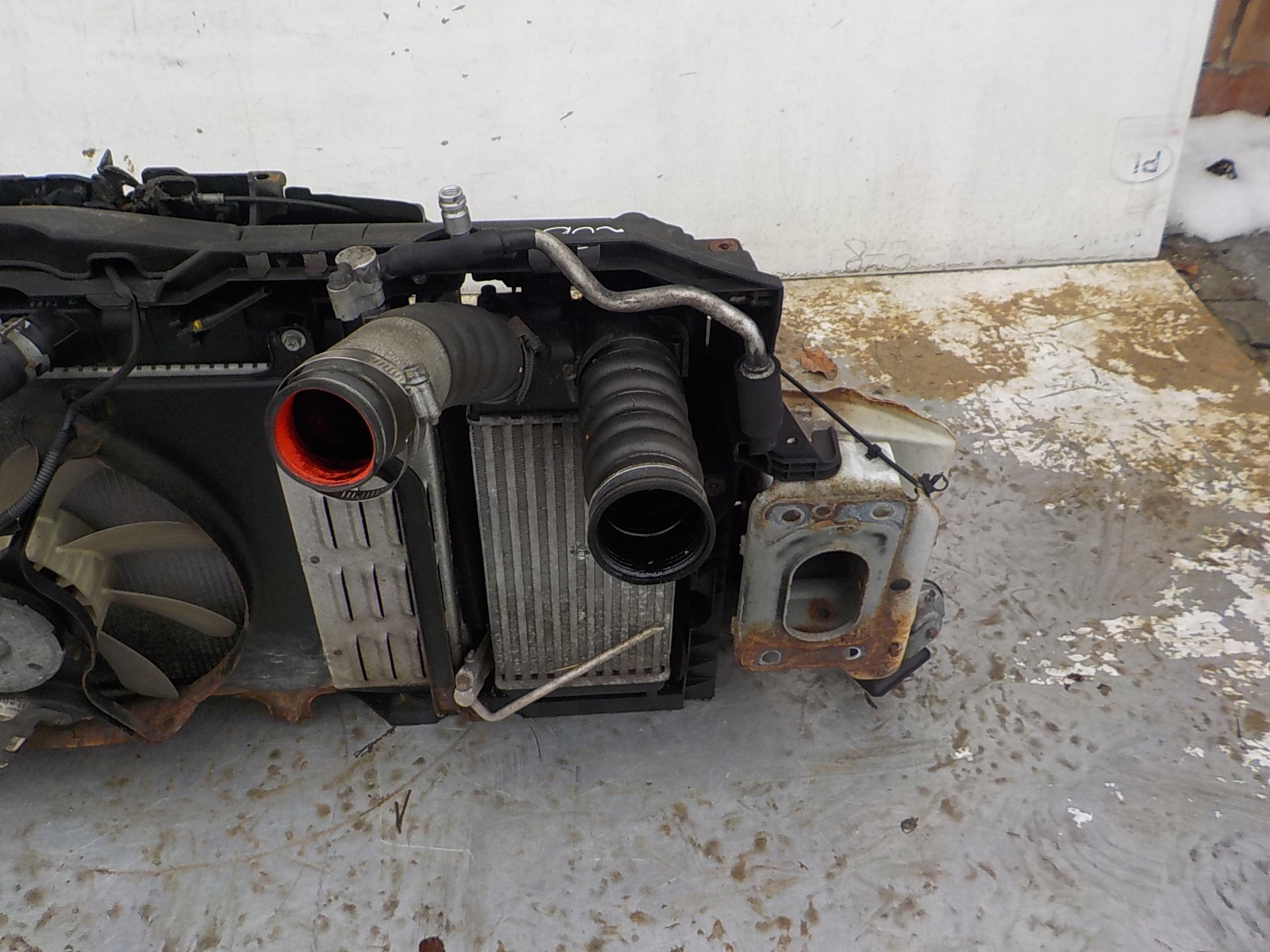 288 MAZDA 2 II DE 1.6 bar, wall front sider radiator