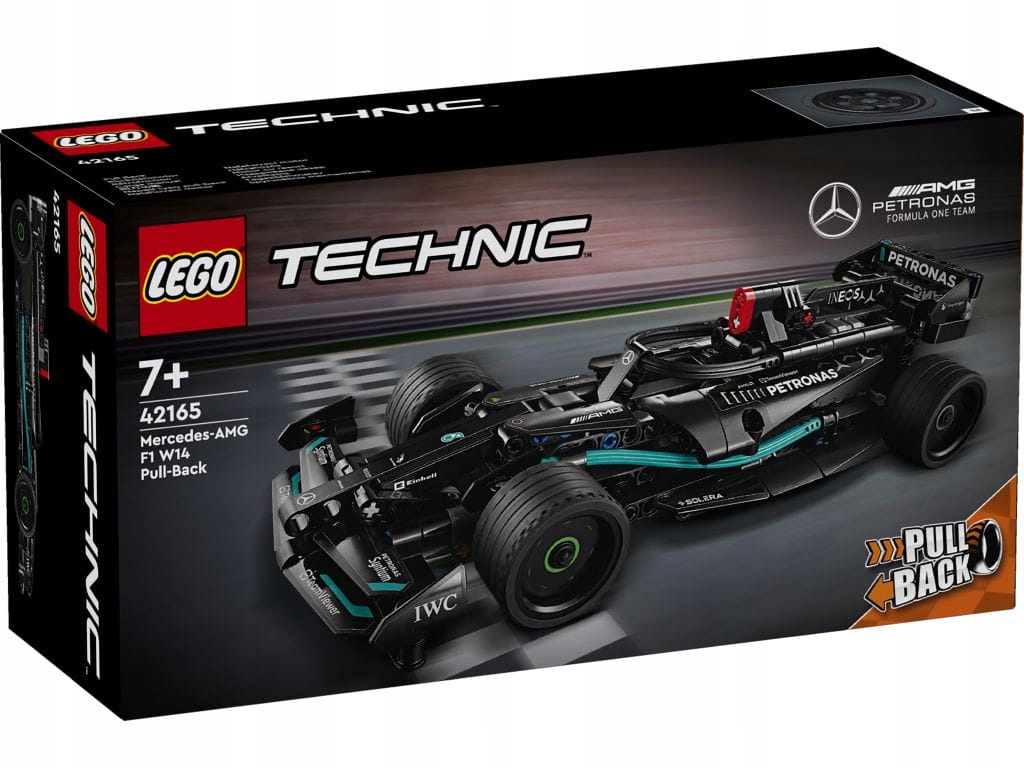 Lego 42165 Technic Mercedes-AMG F1 W14 E Performance Pull-Back – Závodní auto na natažení