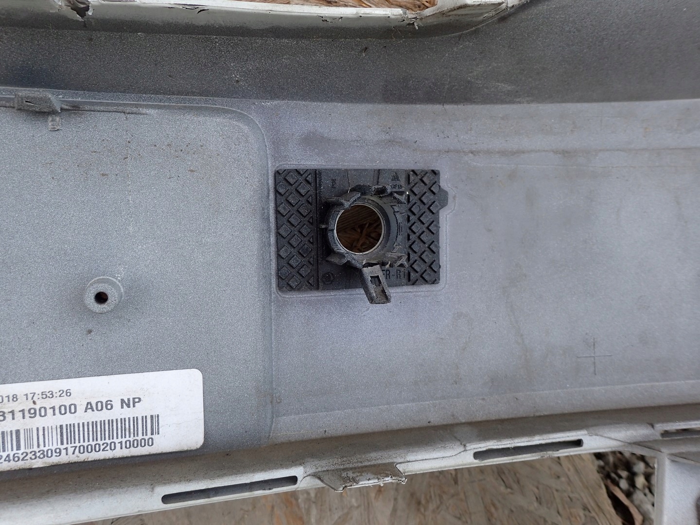 bumper front front SKODA FABIA 3 III 6V 2014