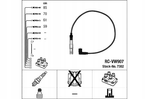 Ngk Zapalovací Kabely Seat Arosa 1.0 (6H)