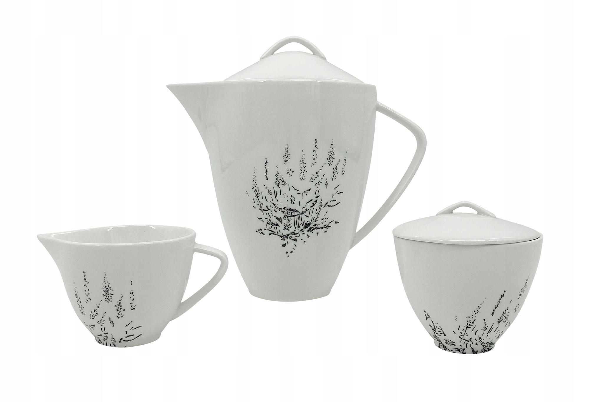 5dielna súprava Esencia (Kanvica 1600ml, mliečenka 150ml, cukornička 150ml)