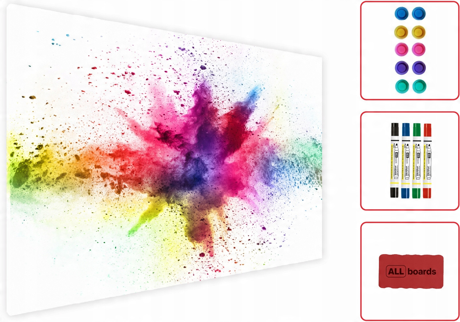 

Tablica magnetyczna Holi na magnesy turystyczne