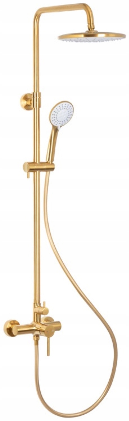 Kfa Deszczownia Z Baterią Natryskową Moza, Brushed Gold