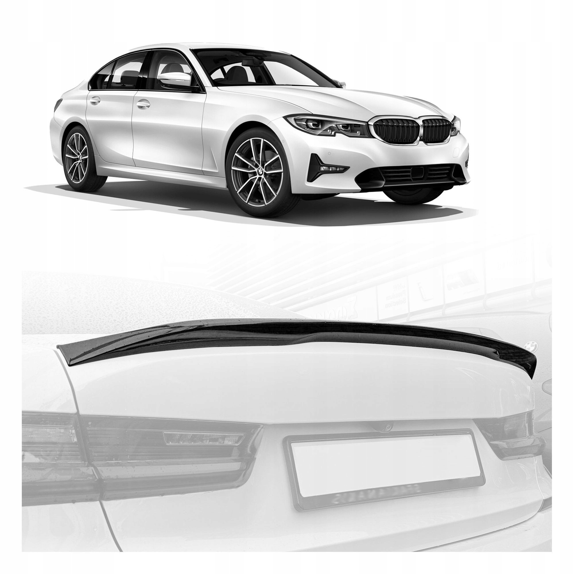 Spoiler víka zavazadlového prostoru spoiler pro Bmw 3 VII G20 2019- Sedan