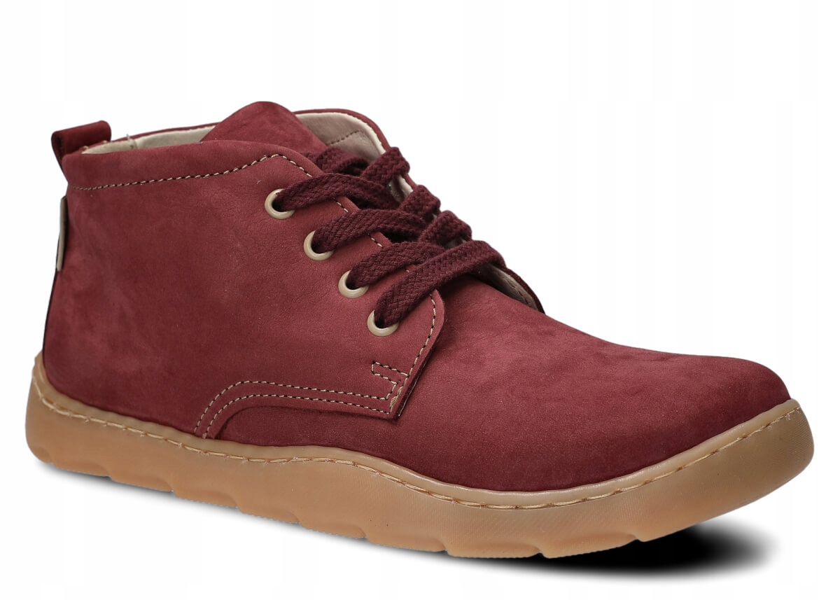Dámské kotníkové boty, boty bordó Nagaba 631 pohodlné 37