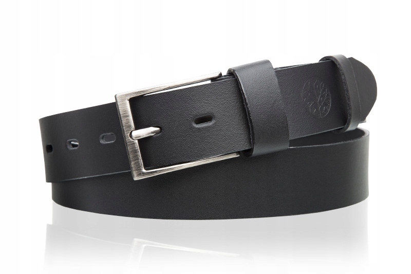 Pasek skórzany męski czarny do spodni Betlewski Marka Betlewski