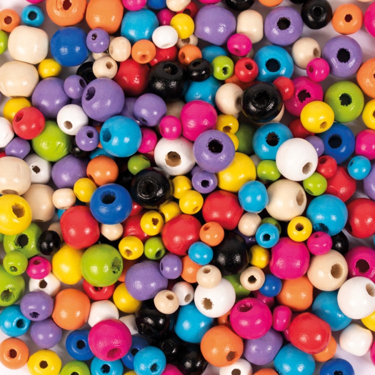 Diy Makrama Drewniane kolor koraliki 5,8,10 mm300