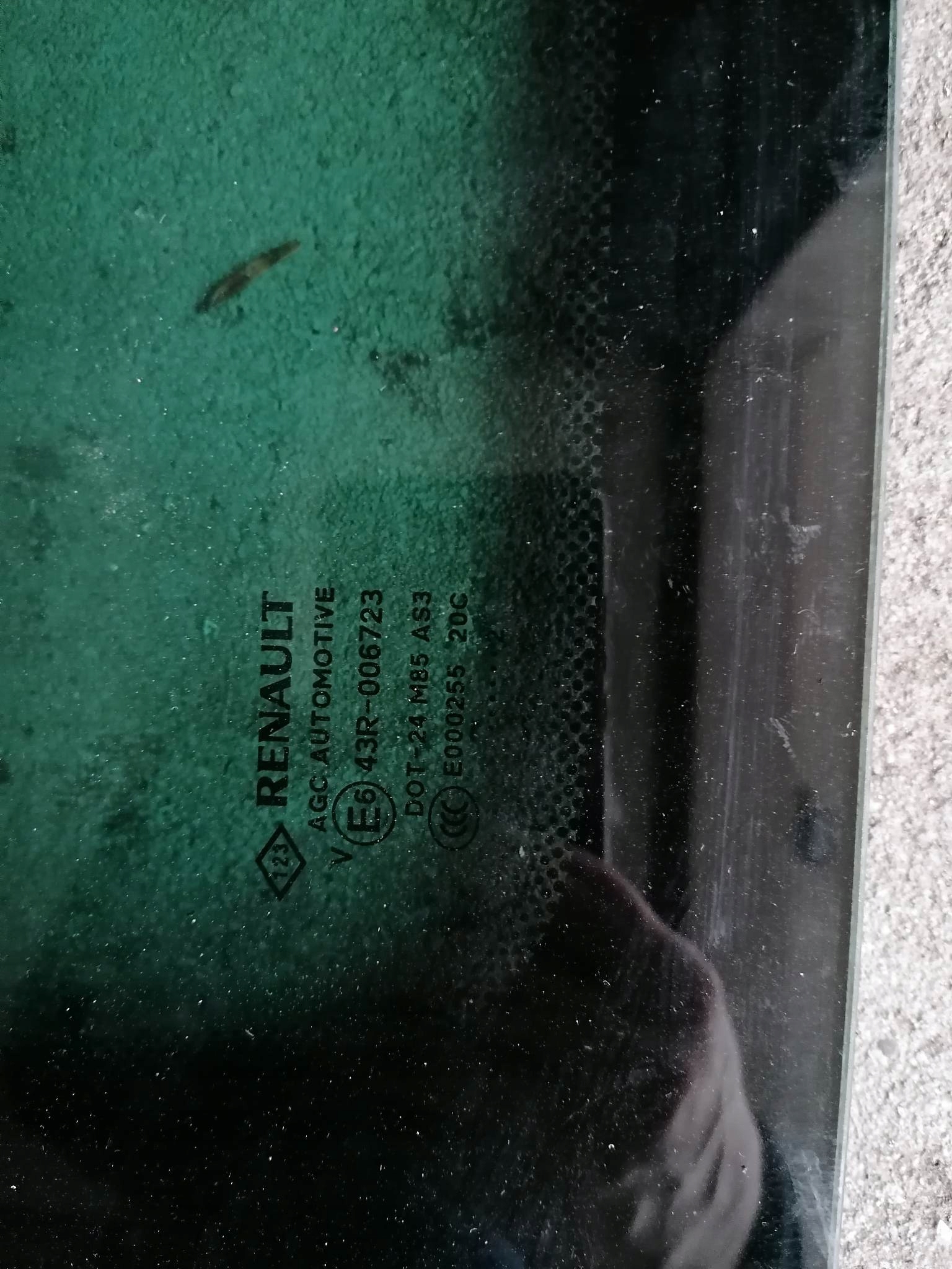 RENAULT GRAND SCENIC III SZYBA LEWA TYŁ KAROSERII Producent części Renault OE