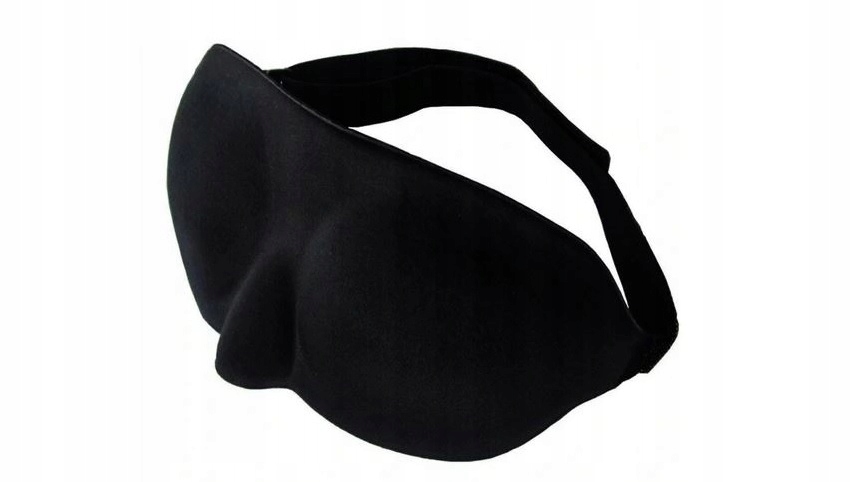 

Opaska Oczy Maska Do Spania 3D Profilowana Czarna