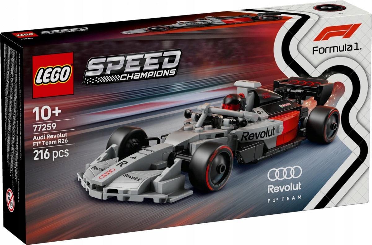 Lego Stavebnice Speed Champions 77259 Formule Audi Revolut F1 Team R26