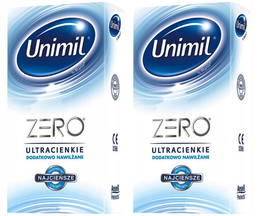 

Prezerwatywy Unimil Zero 20 szt. Cienkie