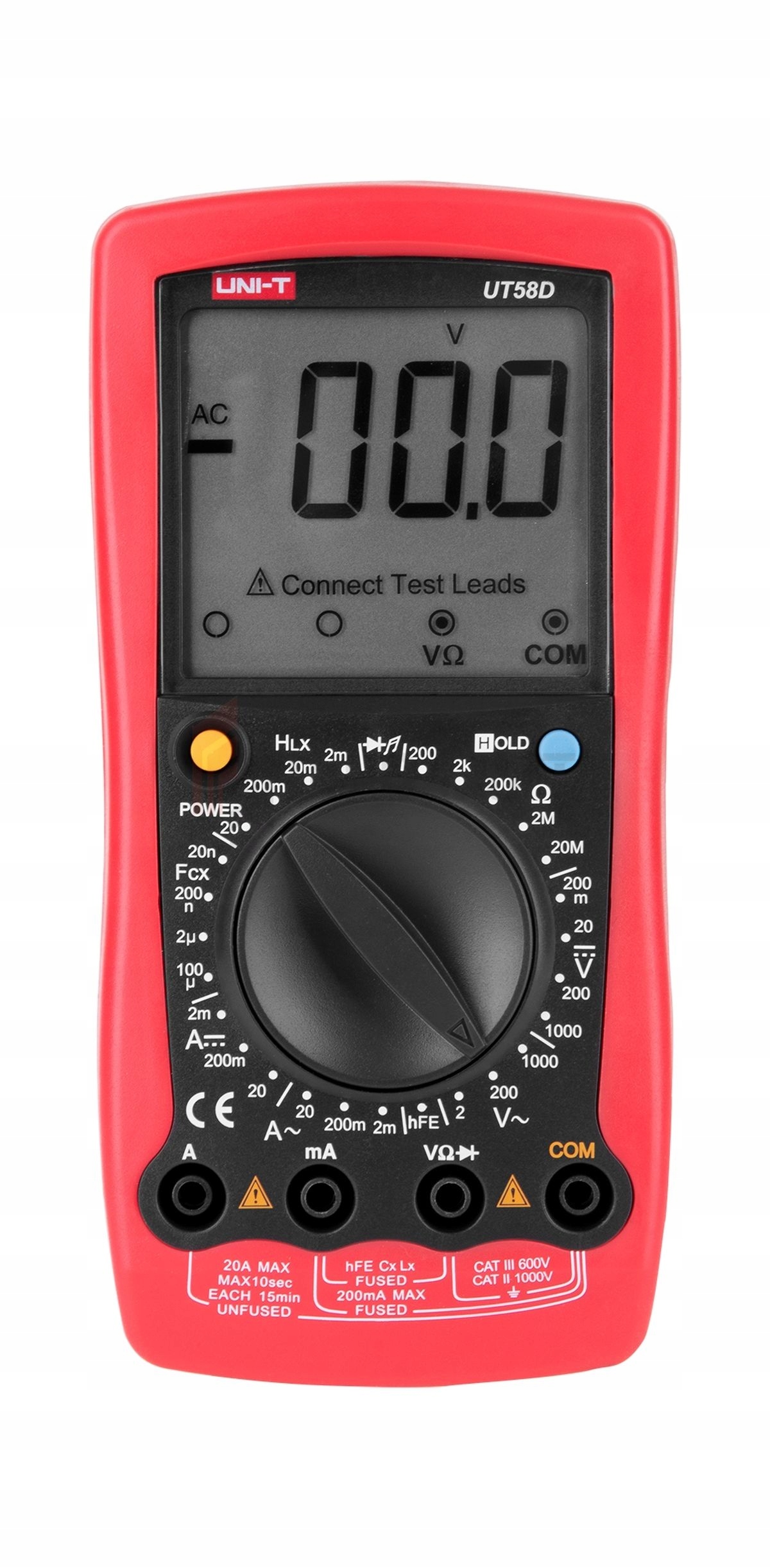 Univerzální multimetr Uni-t UT58D pro měření napětí odporového proudu