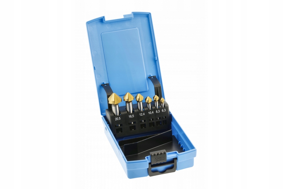 ZESTAW FAZOWNIKÓW DO METALU POKRYTY TYTANEM HT6D190 6el.