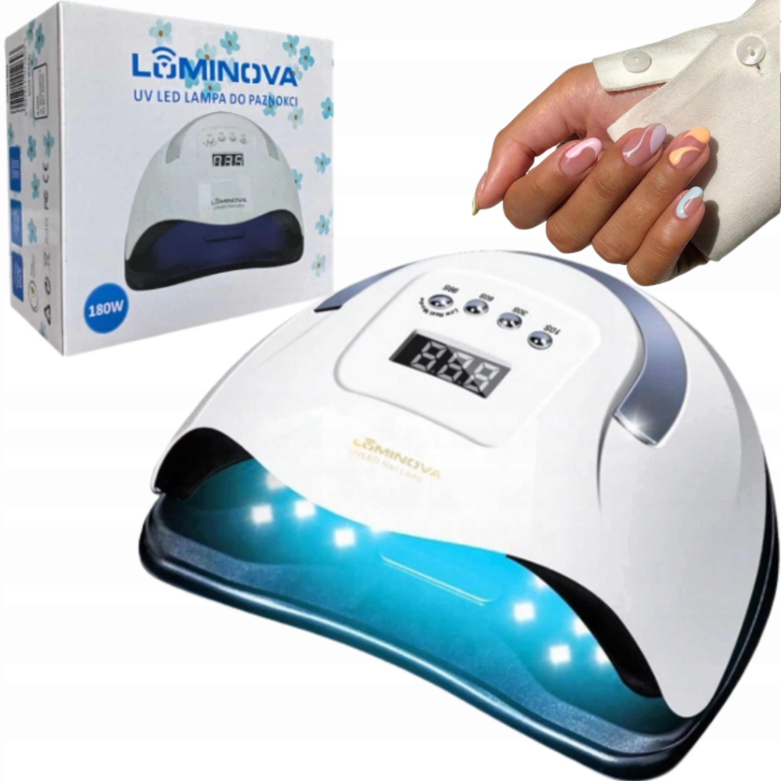 

Lampa do paznokci Uv Led Hybrydy Manicure Pedicure