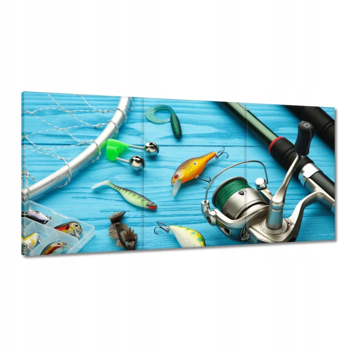 Obrazy 180x90 Príslušenstvo na rybolov rýb